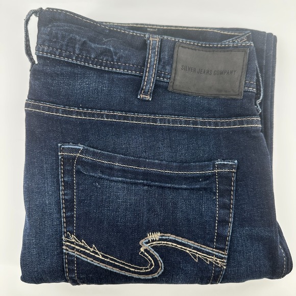 Silver Jeans Other - Silver‎ Jeans Co. Jeans Men's Blue Low Rise Allan Slim Fit Straight Leg Whisker